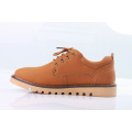 Homens elegantes guniune couro oxford sapatos